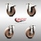 Service Caster 5 Inch 316SS High Temp Glass Filled Nylon Top Plate Caster Lock Brakes SCC, 2PK SCC-SS316TTL20S514-GFNSHT-2-S-2 - alternate 6